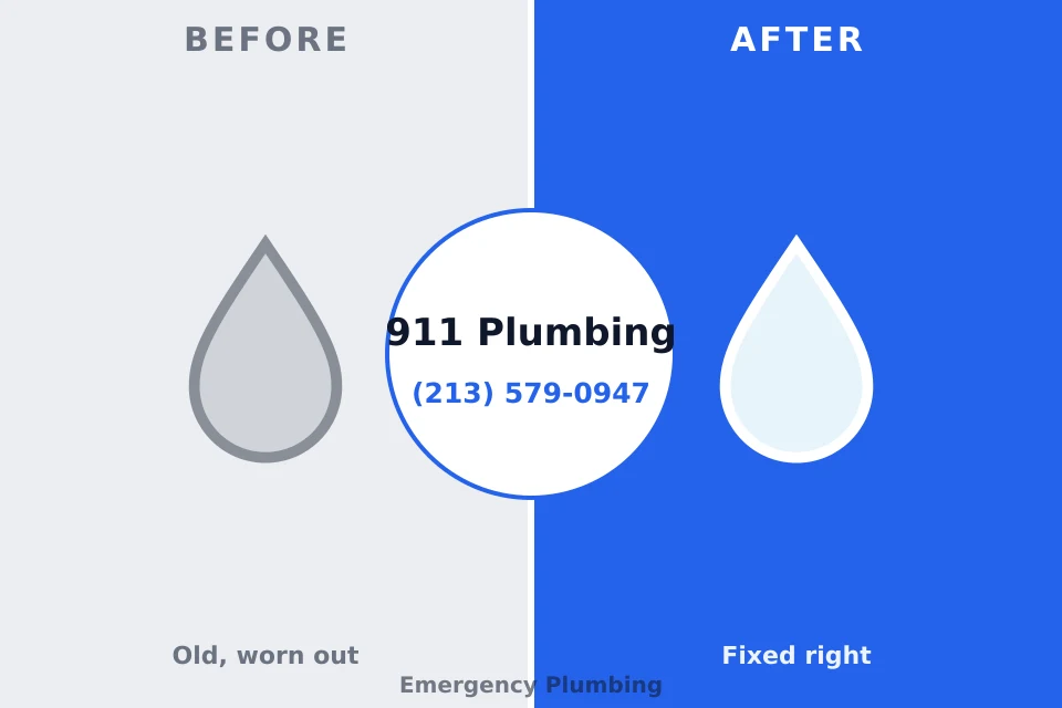 Before and after: plumbing company Montgomery, GA